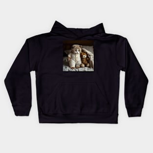 Cutest feline in the nursery - Feline Fashionista #8 Kids Hoodie